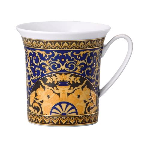 versace tasse blau|versace cups.